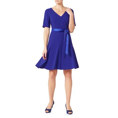 Jacques Vert Crepe Fit And Flare Dress